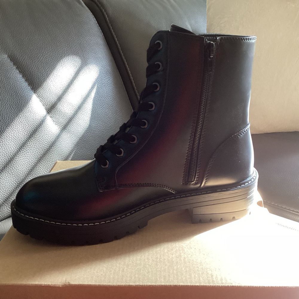 Sugar Francesca’s Black Combat boots size 9.5 - Picture 6 of 8